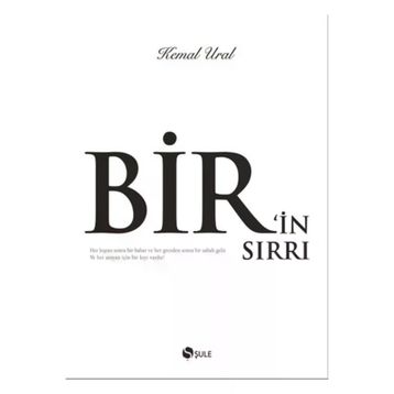 Şule Yayınları Ciltli Bir'in Sırrı