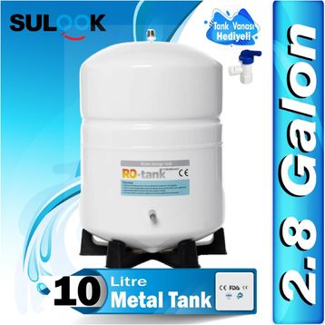 Sulook 3837 2.8 Galon 10 Litre Metal Su Arıtma Deposu