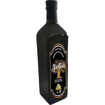 Sultan 1 lt Cam Soğuk Sıkım Natürel Sızma Zeytinyağı