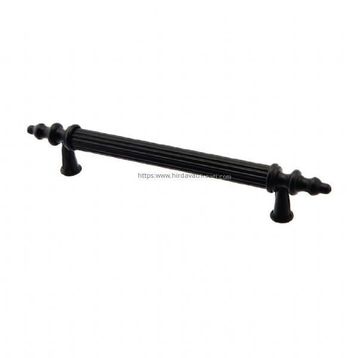 Sultan 128 mm Klasik Siyah Mobilya Dolap Kulbu