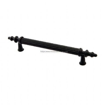 Sultan 128 mm Klasik Siyah Mobilya Dolap Kulbu