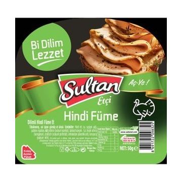 Sultan 50 gr Hindi Füme Et