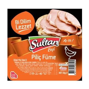 Sultan 50 gr Piliç Füme Et