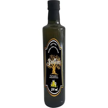 Sultan 500 ml Cam Soğuk Sıkım Natürel Sızma Zeytinyağı