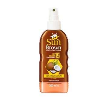 Sun Brown Spf 15 200 ml Güneş Yağı