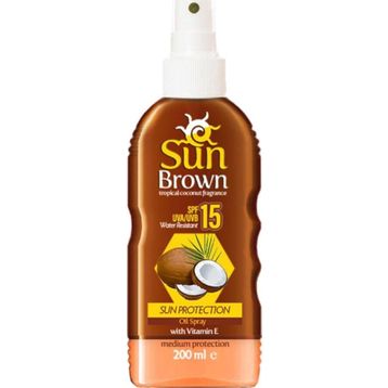 Sun Brown Spf 15 200 ml Güneş Yağı