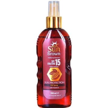 Sun Brown Spf 15 200 ml Güneş Yağı