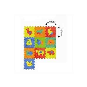 Sun Ta Toys Eva Hayvanlar 10 Parça Puzzle Oyun Matı