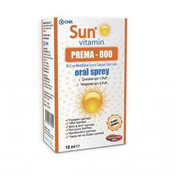 Sun Vitamin Prema-800 10 ml Sprey