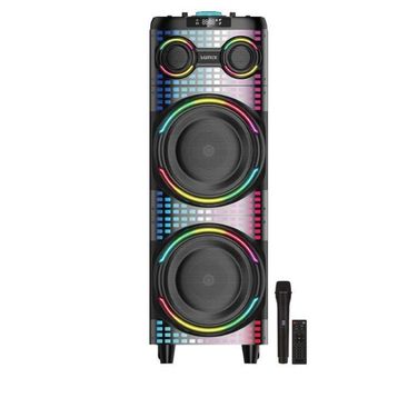 Sunix BTS-320 100 W Çift Mikrofonlu Kumandalı 107 cm Siyah Bluetooth Hoparlör