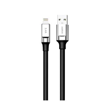 Sunix SC-64 3.4A Siyah Lightning Şarj ve Data Kablosu