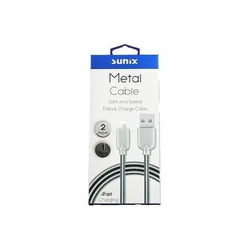 Sunix SC12 Metal Micro 2A Çıkışlı Data Ve Şarj Kablosu