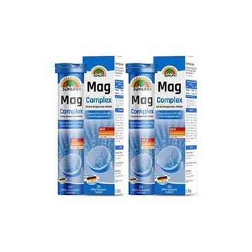 Sunlife Mag Complex 2x20 Efervesan Tablet