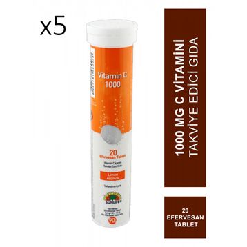 Sunlife Vitamin C 1000 mg 5x20 Efervesan Tablet