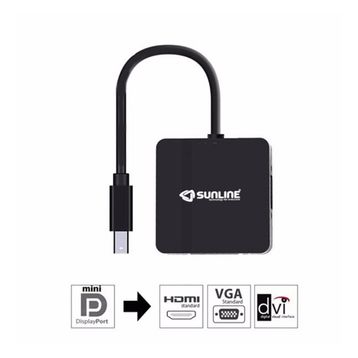 Sunline 170627 Mini DP-HDMI/VGA/DVI Dönüştürücü