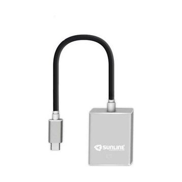 Sunline 170668 USB 3.1 Type C-VGA Dönüştürücü