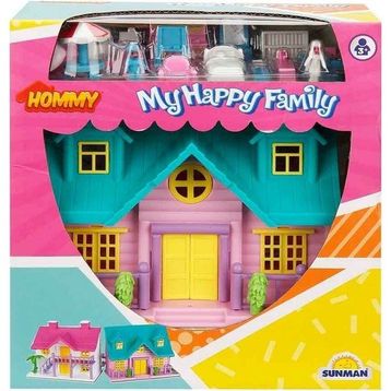 Sunman 02080 My Happy Family Villa 2 Katlı Ev Oyun Seti