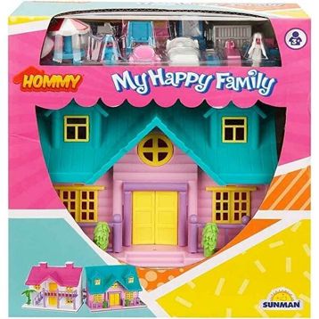 Sunman 02080 My Happy Family Villa 2 Katlı Ev Oyun Seti