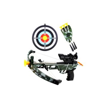 Sunman 1035881 Sadak Hedefli 4 Oklu Crossbow Askeri Set