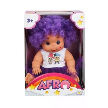 Sunman 20040 Afro Kıvırcık Saçlı 23 cm Bebek