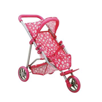 Sunman 3 Tekerlekli Metal Puset pembe