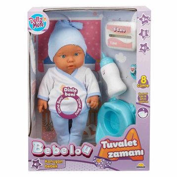 Sunman 30011 Bebelou Tuvalet Zamanı Sesli 35 cm Bebek Seti