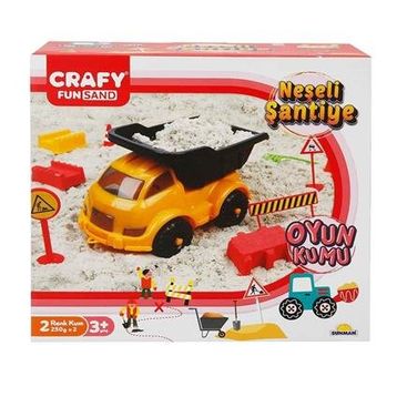 Sunman 500 G Crafy Neşeli Şantiye Oyun Kumu Seti