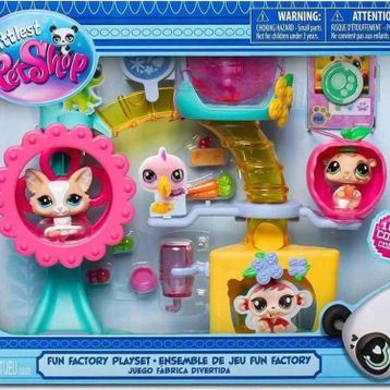 Sunman 5196 Littlest Pet Shop Minişler Eğlence Fabrikası Oyun Seti