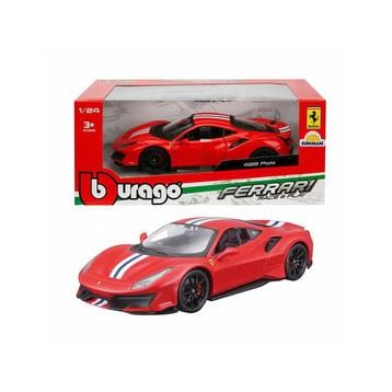Sunman Bburago / KRM 1:24 Ferrari Kırmızı 488 Pista Model Araba