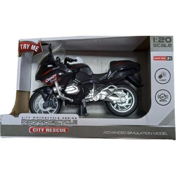 Sunman Kutulu Sirenli Siyah Motosiklet