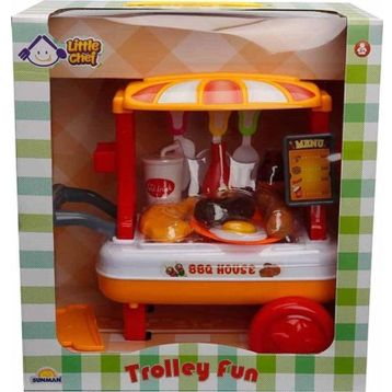 Sunman Little Chef Barbekü Arabası Oyun Seti
