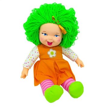 Sunman Oyuncak 45 cm Bebek Gökkuşağı Renkleri Dolgulu