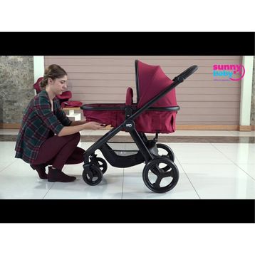 Sunny Baby 744 Calıbra Bordo Travel Sistem Bebek Arabası