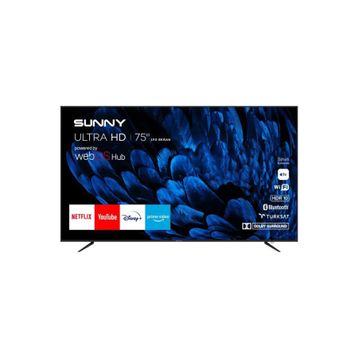 Sunny SN75QMN 75 inç 190 Ekran 4K Ultra HD WebOS QLED TV