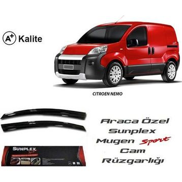 Sunplex Citroen Nemo Mugen Tip 2li Cam Rüzgarlığı