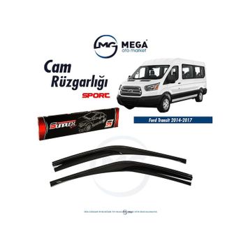 Sunplex Ford Transit 2014-2018 Mugen Tip Cam Rüzgarlığı