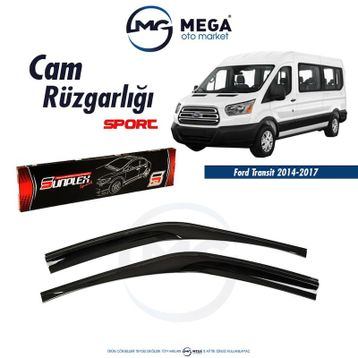 Sunplex Ford Transit 2014-2018 Mugen Tip Cam Rüzgarlığı