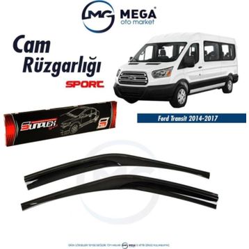 Sunplex Ford Transit 2014-2018 Mugen Tip Cam Rüzgarlığı