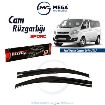 Sunplex Ford Transit Custom 2014-2018 Mugen Tip Cam Rüzgarlığı