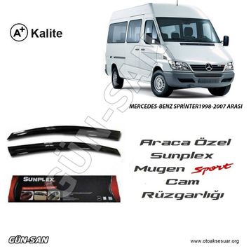 Sunplex Mercedes Sprinter Mugen Tip 2li Cam Rüzgarlığı