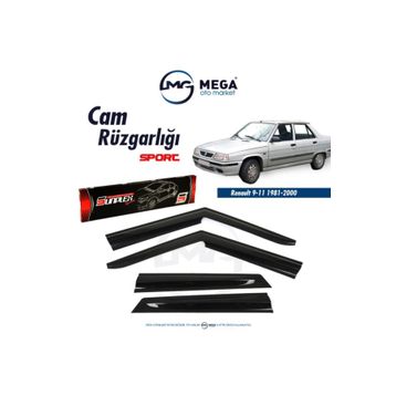 Sunplex Renault 9-11 Mugen Tip Cam Rüzgarlığı