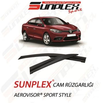 Sunplex Renault Fluence 4 Parça 2009-2016 Cam Rüzgarlığı
