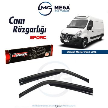 Sunplex Renault Master 1998-2009 Mugen Tip Cam Rüzgarlığı