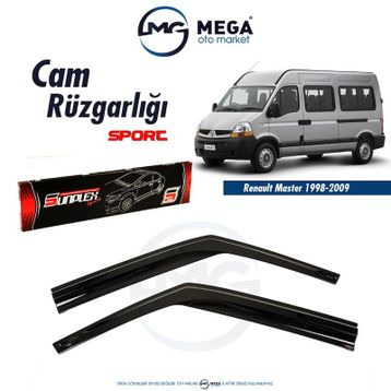 Sunplex Renault Master 1998-2009 Mugen Tip Cam Rüzgarlığı