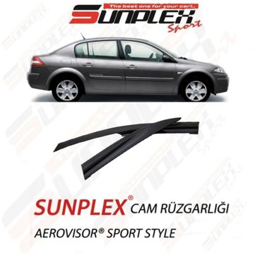Sunplex Renault Megane 2 4 Parça 2003-2008 Cam Rüzgarlığı
