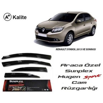 Sunplex Renault Symbol Mugen Tip Cam Rüzgarlığı