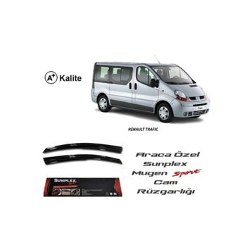Sunplex Renault Trafic Mugen Tip 2li Cam Rüzgarlığı