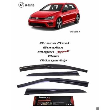 Sunplex VW Golf 7 Mugen Cam Rüzgarlığı