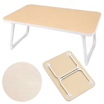 Sunup Sn-29693 Yatak Koltuk Üzeri Tepsisi Ahşap Desen 60x40 cm Katlanabilir Laptop Masası