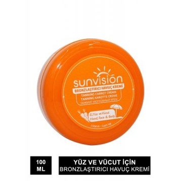 Sunvision 100 ml Bronzlaştırıcı Havuç Kremi